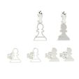 chess.613.jpg Pawn pendant and earrings chess set 3D print model 3D print model