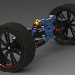 Suspension Render.JPG Didactic automotive suspension (assembly)