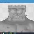 13.png 3D-Datei Muscle Spongebob meme sculpture 3D print・Design für den 3D-Druck zum Herunterladen