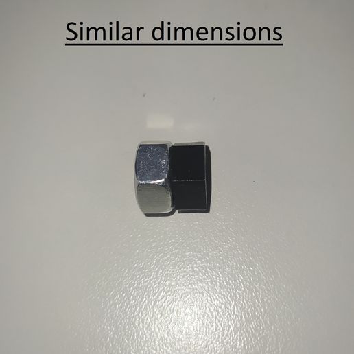 Similar dimensions Archivo STL Paquete de tuercas estándar・Objeto imprimible en 3D para descargar, christopherviger