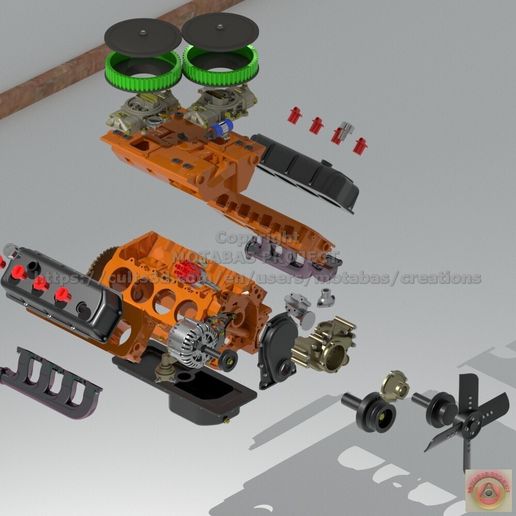 Hemi-426-CrossRam_Engine_EXPO_2.jpg DODGE HEMI 426 CROSS RAM - ENGINE