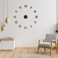 image213.png Minimalist wall clock Roman numerals 60 cm in diameter