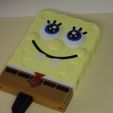 PB035249.JPG Sponge BOB harddrive case Sata / BOB l'éponge Boitier disque Dur