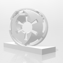 galactic empire.PNG Free STL file Star wars illusion・3D printing design to download