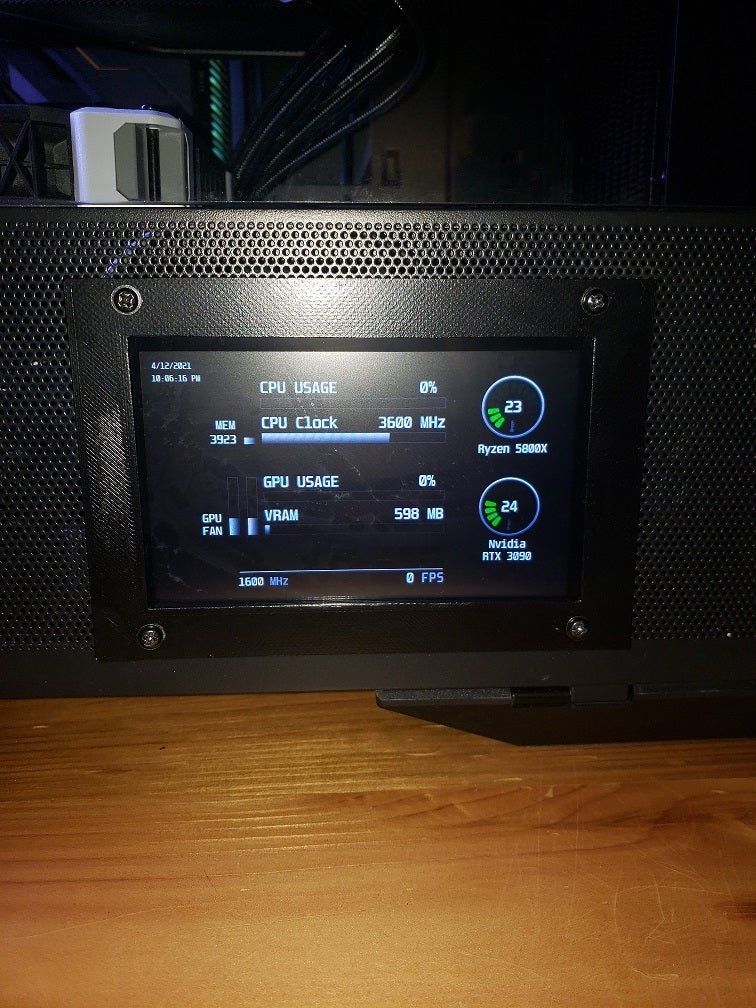 Download free STL file Raspberry Pi Monitor Border • 3D printable