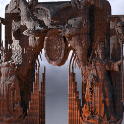 irland-33.1311.png OBJ file Dantes Underworld Dimension gateway 2・Model to download and 3D print