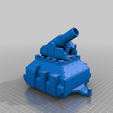 Mortar_Car.png 28mm Space Dwarf Land Train (Assembled)