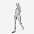 8.jpg Elf Statue Low-poly 3D model