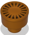 floor_drain_trap_dt03 v1-00.png Floor simple Drain trap Round d100 odore block 3d print and cnc