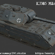K3385-Mauschen-grok.png K.3385 Mäuschen German superheavy tank 1:100