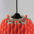 3-PW-Topish.png STL file Hexagon Overload Shade (2 sizes available)・3D printable model to download