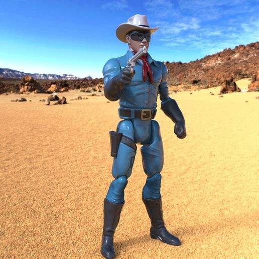 🎨 Lone Ranger the ultra-power articulated lone ranger・ STL File for 3D ...