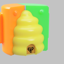 Canlde_bee_hive_2021-Jun-06_03-15-18PM-000_CustomizedView1797241066_png.png Download STL file Bee Hive Candle Mould • 3D print design, MrJefferson105