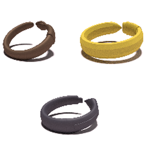 Artist ring pack 3D model