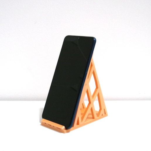 Sloped Lines Phone & Tablet Stand 3D model