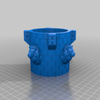 Lion_Dice_Cup.png Lion Cup and Holder For Dice or Any Other Things for Dungeons & Dragons, Pathfinder or Other Tabletop Games
