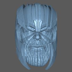 THANOS-SERIOUS-WITH-HELMET.jpg STL file THANOS WITH HELMET AVENGERS UCM・3D print design to download