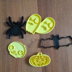 296174252_755154392298047_5424542040471077954_n.jpg Archivo STL Set Halloween Coockie Cutter・Diseño de impresión en 3D para descargar