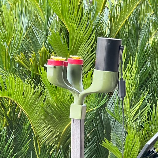 💍 Ring Camera Humming Bird Feeder・ STL File for 3D printing・Cults