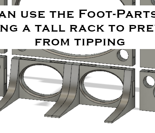 foot.png Barbell Rack - Dumbbell Stand - Modular
