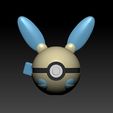 pokeball-minun-1.jpg Pokemon Plusle Minun Pokeball