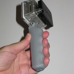 IMG_0247.jpg Free STL file GoPro Handle, prints in one piece with no supports.・3D printable model to download