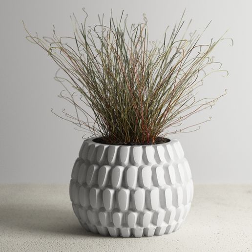 3D Printable Vase - Flower Pot / Planter g253