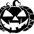 Citrouille-simple-5.jpg 10 SVG Files - Halloween Pumpkin - Silhouettes - PACK 1