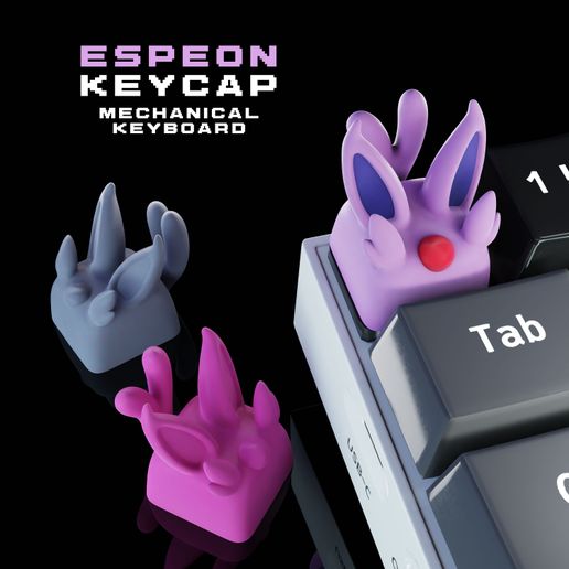 espeon_portada.jpg Collection de Keycaps Eeveelutions Vol 2 - Clavier mécanique