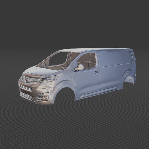 Opel Vivaro 2020 Body Ready for 3D Printing