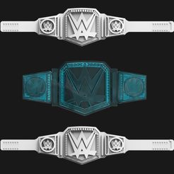 S&S e i" paw Ts 4 y AVA wed bee ely Archivo STL Cinturón de Campeón WWE・Plan para descargar y imprimir en 3D