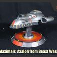 Axalon_FS.JPG 3D file [Iconic Ship Series] Maximals Axalon Ship from Transformers Beast Wars・3D printable model to download