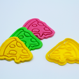 2401-504-5.png Cookie Cutter Set of/8 Cute Animal, Hamburger, Ice Cream, Toast, Sheep