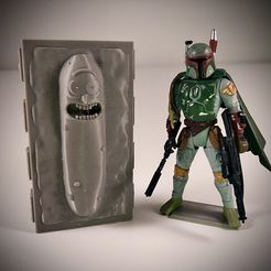 1.jpg STL file Pickle Rick in Carbonite・3D printer model to download