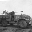Chevy-with-flak-20mm.jpg 1/35 scale C15 Cab 12 Lorry front cab and rear bed sections.