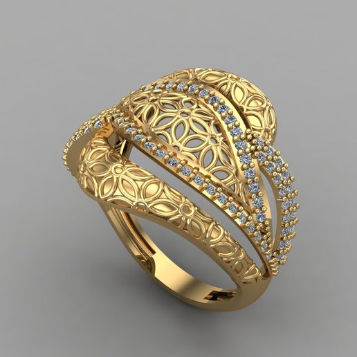 Women Ring 3DM Womens Ring 3d models 3D print model 3D print model 3D model