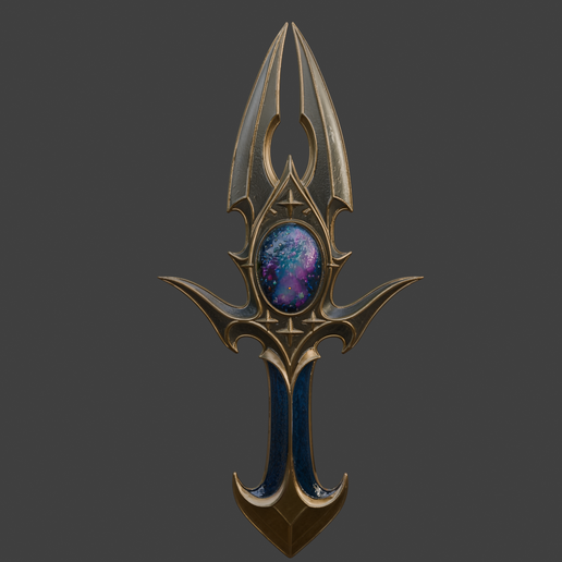 Celestial Arc Dagger 3D model