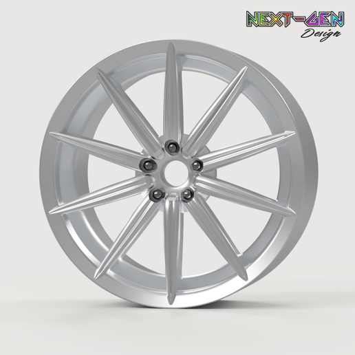 4.png Next-Gen Rim - Alfa Romeo "159 Ti" – Real Rims For Scale Model Cars (STL FILES)