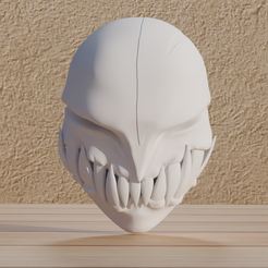 0001.png Fichier STL Fichier : Cosplay Inspiration Bleach Hollow masque V2 au format numérique・Modèle à télécharger et à imprimer en 3D
