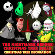 1.png Set of Christmas balls set in Tim Burton's "The Nightmare Before Christmas".