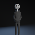 4.png Jack Skellington Urban Art Toy STL und Multicolor 3mf Dateien.