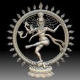 7.jpg Nataraja Shiva dancing bas-relief for CNC router or 3D printer
