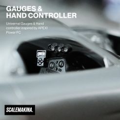 Cult3D-RX7-Speed-controller.jpg STL file APEXI Hand Controller & Gauges・3D printing template to download