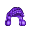 JAW WITH RING.stl ARANHA FLEXÍVEL - HALLOWEEN 3MF E STL