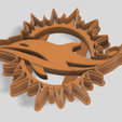 Dolphings.png COOKIE CUTTER MIAMI DOLPHINGS NFL LOGO