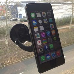 FullSizeRender_display_large.jpg Free STL file iGrip iPhone-6 mount・3D printing template to download