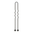 Wireframe-Low-U-Shaped-Hairpin-1.jpg U Shaped Hairpin Metal