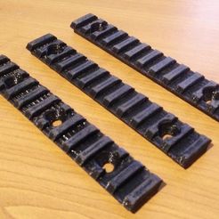 30de39e9373ff2c77f3b37868901484e_display_large.jpg STL-Datei RIS Rail for round handguard kostenlos・3D-druckbares Design zum herunterladen