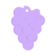 Grape.stl LLAVERO DE FRUTAS - LLAVERO DE VERDURAS