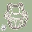 22-2.jpg Animals cookie cutters - #22 - cat (style 1)